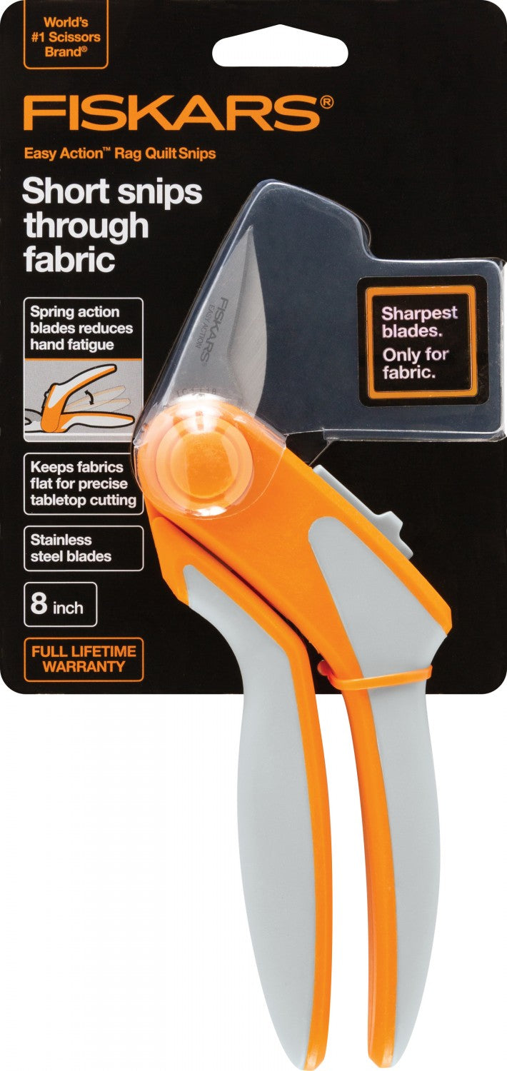 Fiskars RazorEdge Fabric Shears, 8-Inch Orange (1 each) 