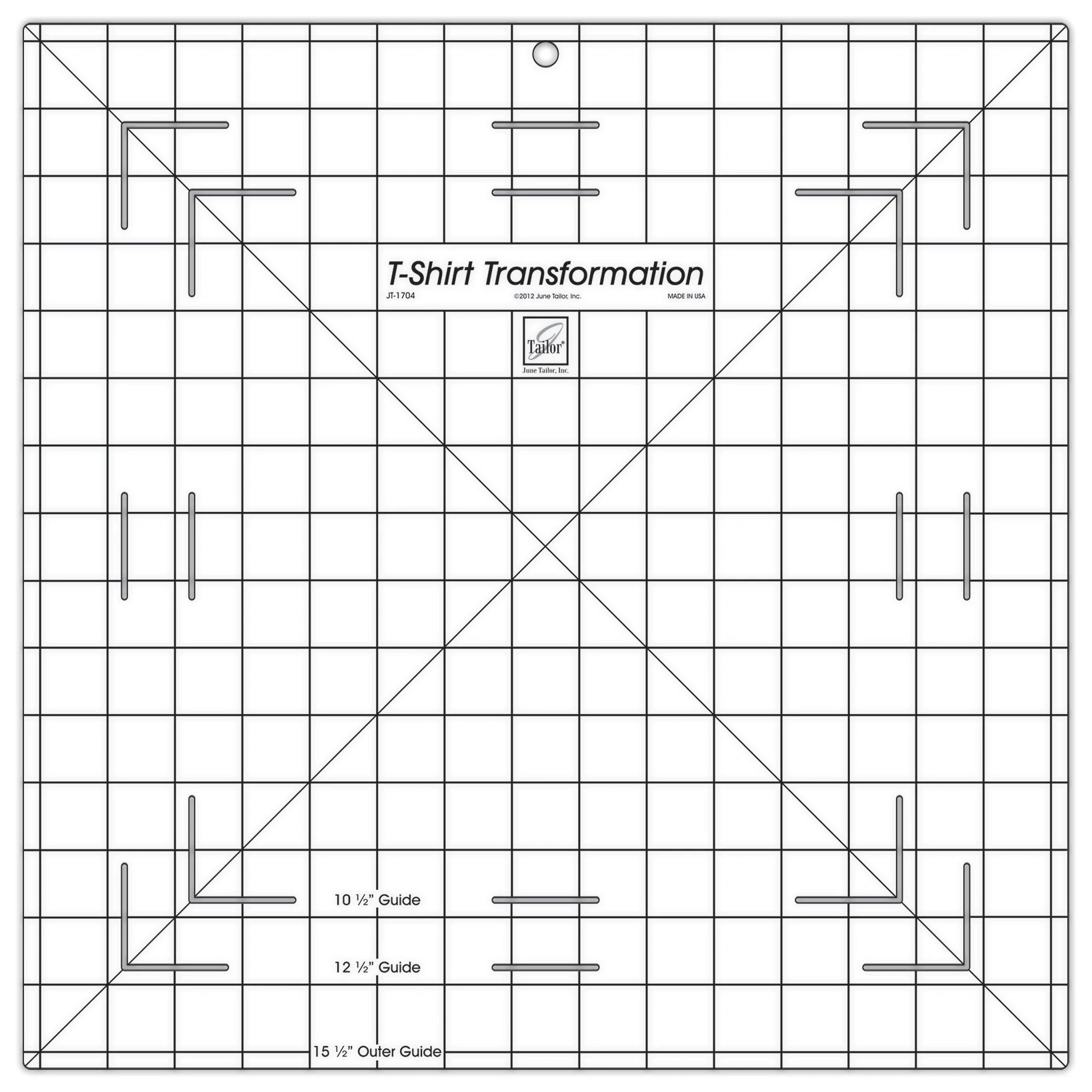 June Tailor JT-1704 T-Shirt Transformation Ruler