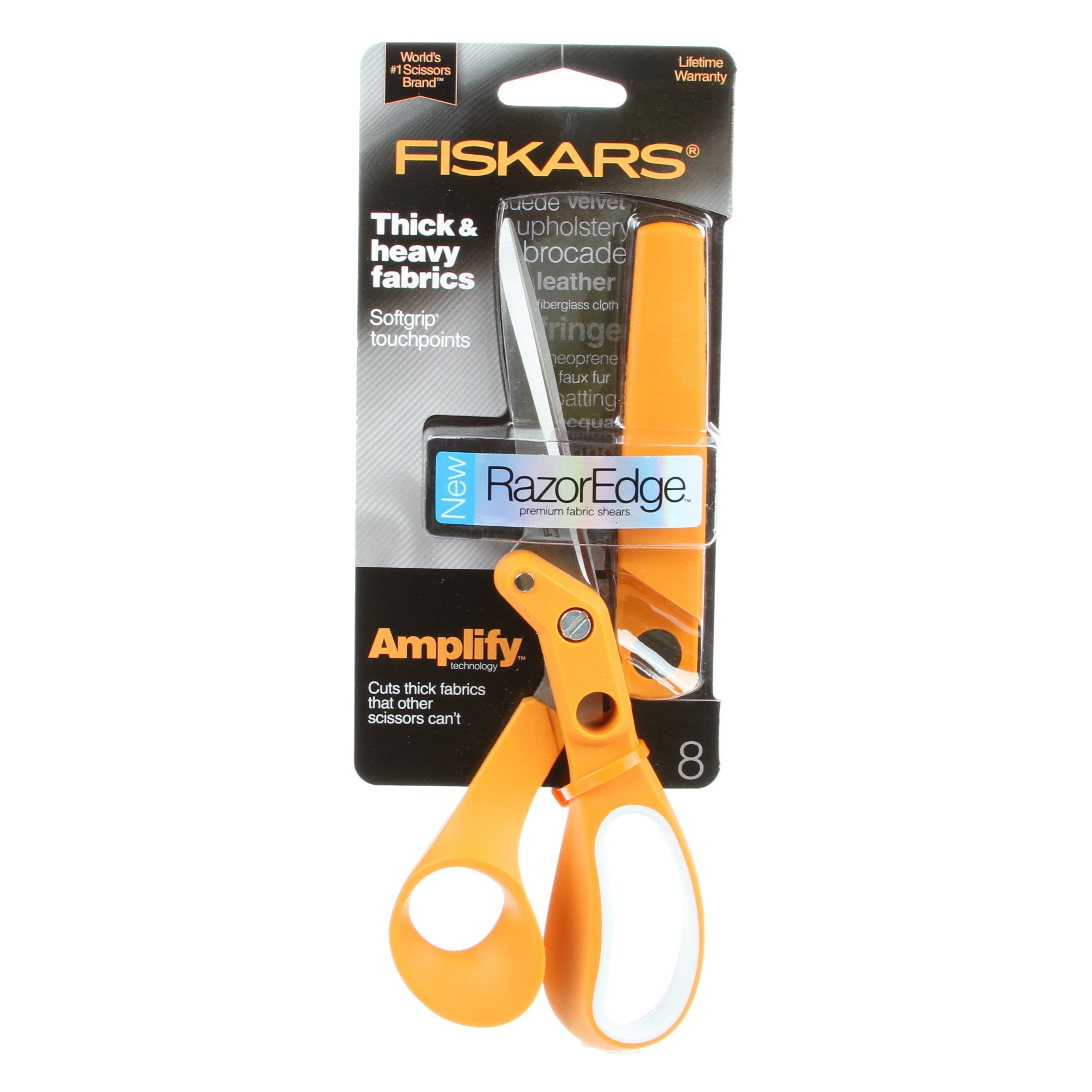 Dressmaker'S Fabric Scissors - 8 Stainless Steel Shears - Sharp Knife Edge Fabric  Shears with Protective Sheath