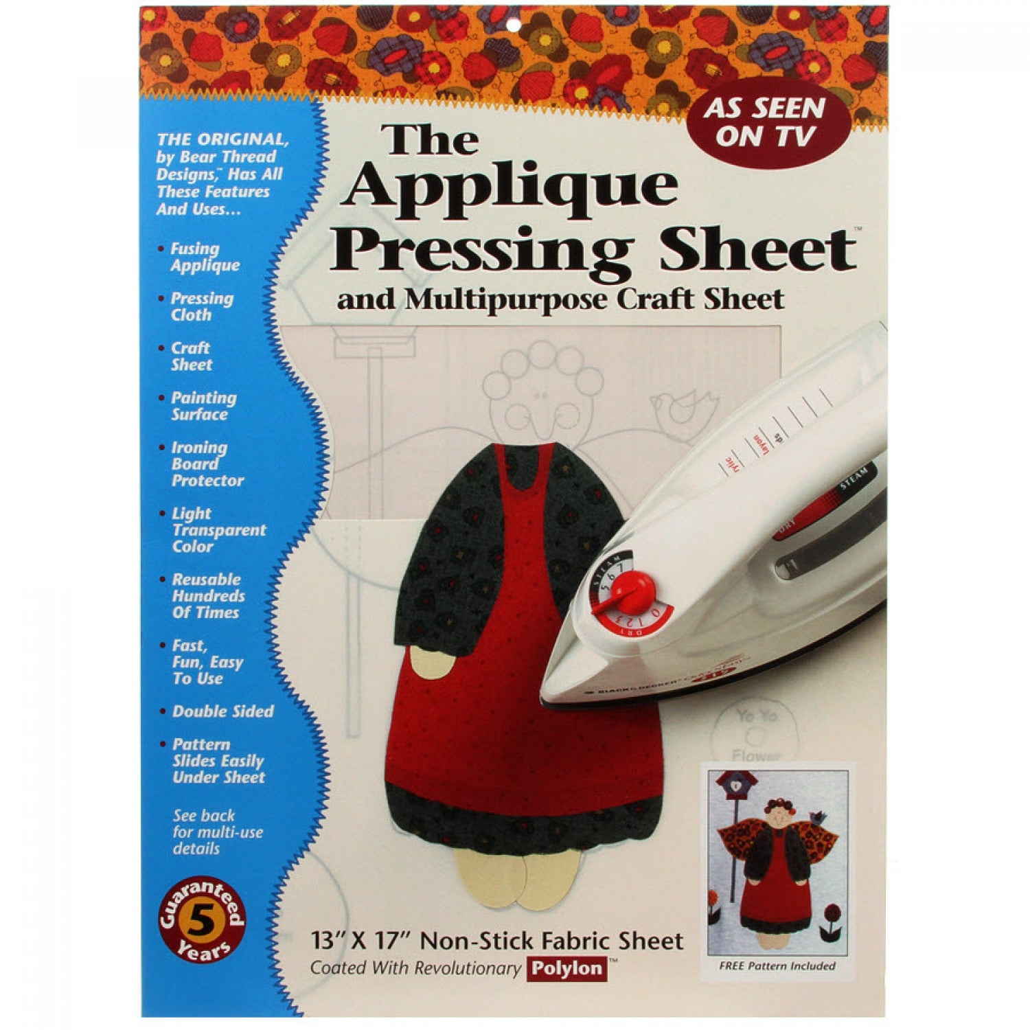 Applique Pressing Sheets 27in x 30in – The Quilted Cow