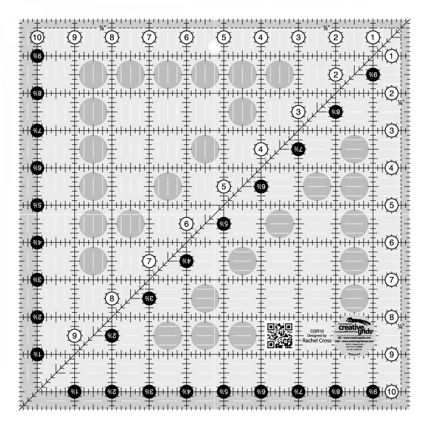 Creative Grids Perfect 10 Ruler