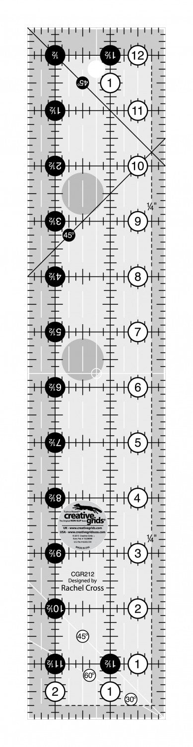 Creative Grids 6-1/2 x 18-1/2 Quilt Ruler