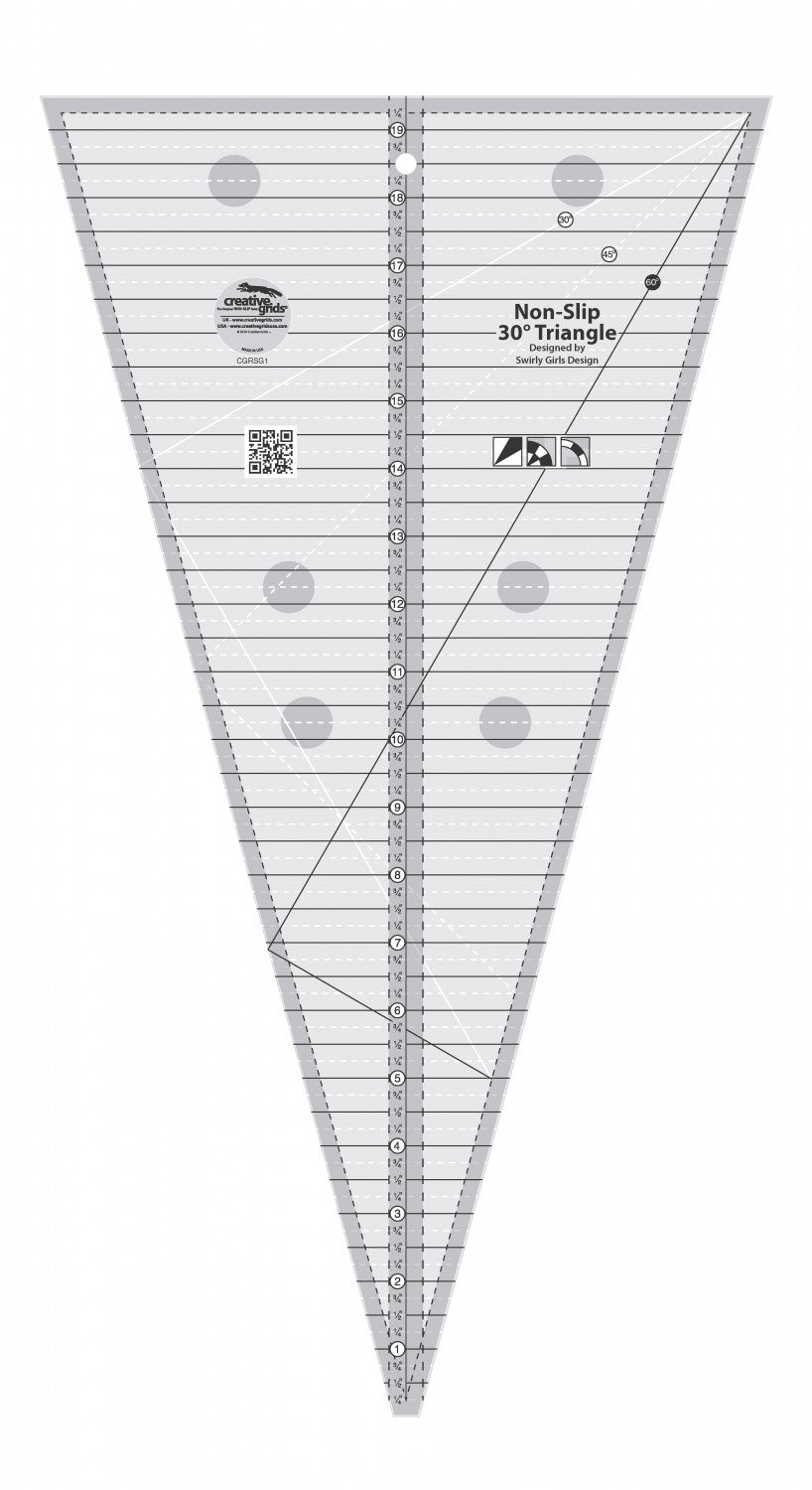 Creative Grids 15 Degree Triangle Ruler