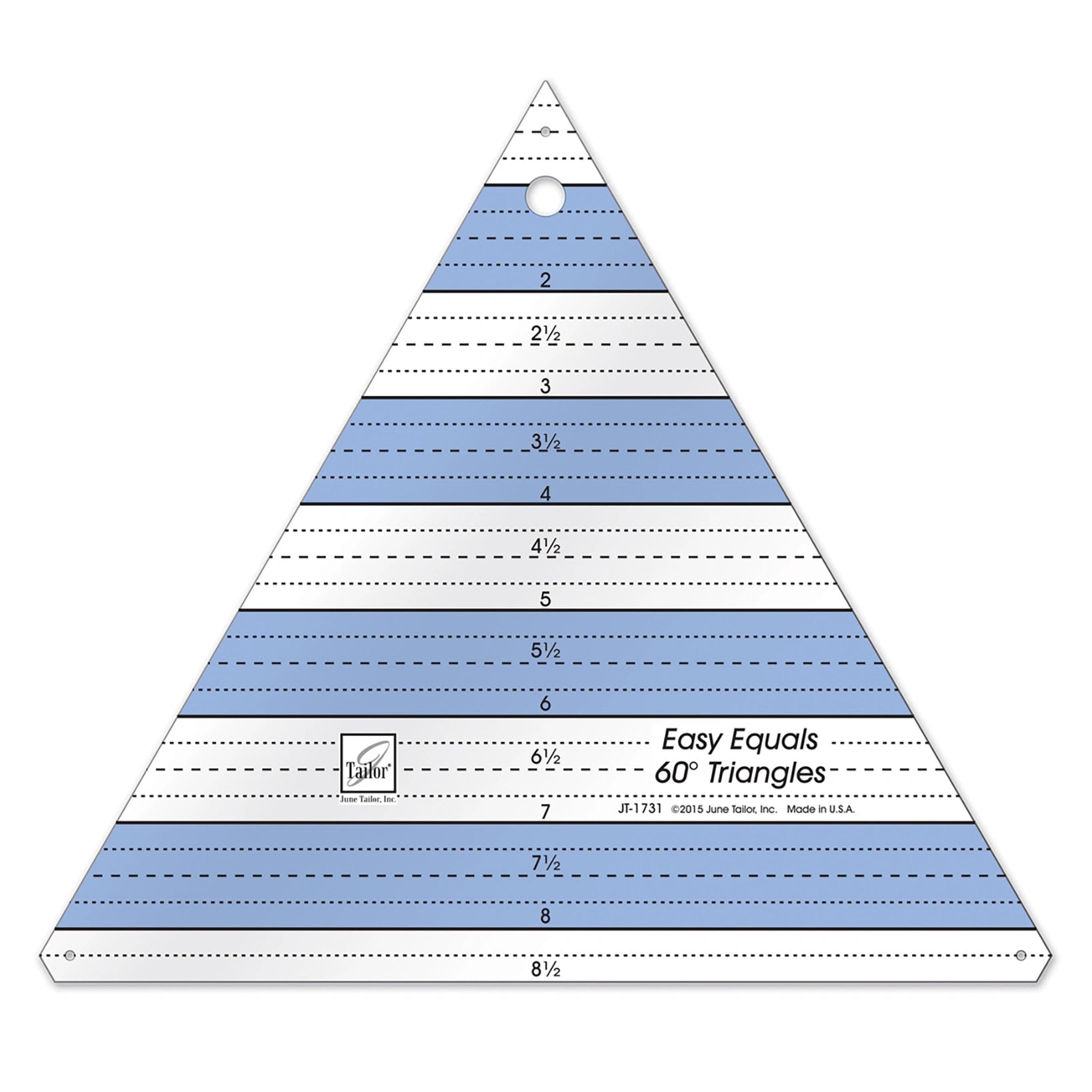 June Tailor-Easy Equals 60 Degree Triangle Ruler – The Quilted Cow