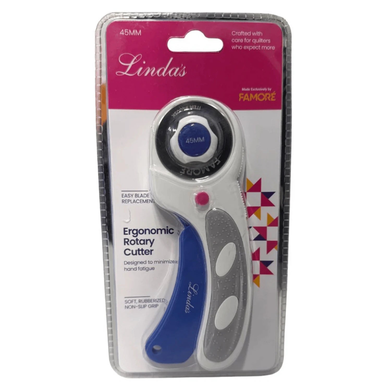 Linda's 45mm Ergonomic Rotary Cutter – The Quilted Cow