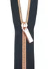 Faux Metal Zippers By The Yard