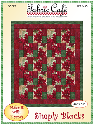 Fabric Cafe It's A Breeze 3-Yard Quilt Pattern 091826-01
