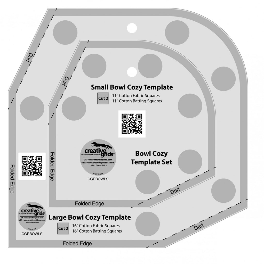 Snackin' Bowl Template – The Quilted Cow