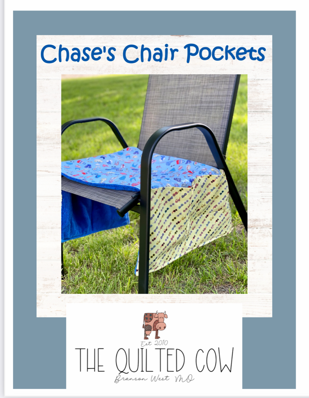 Chase's Chair Pockets – The Quilted Cow