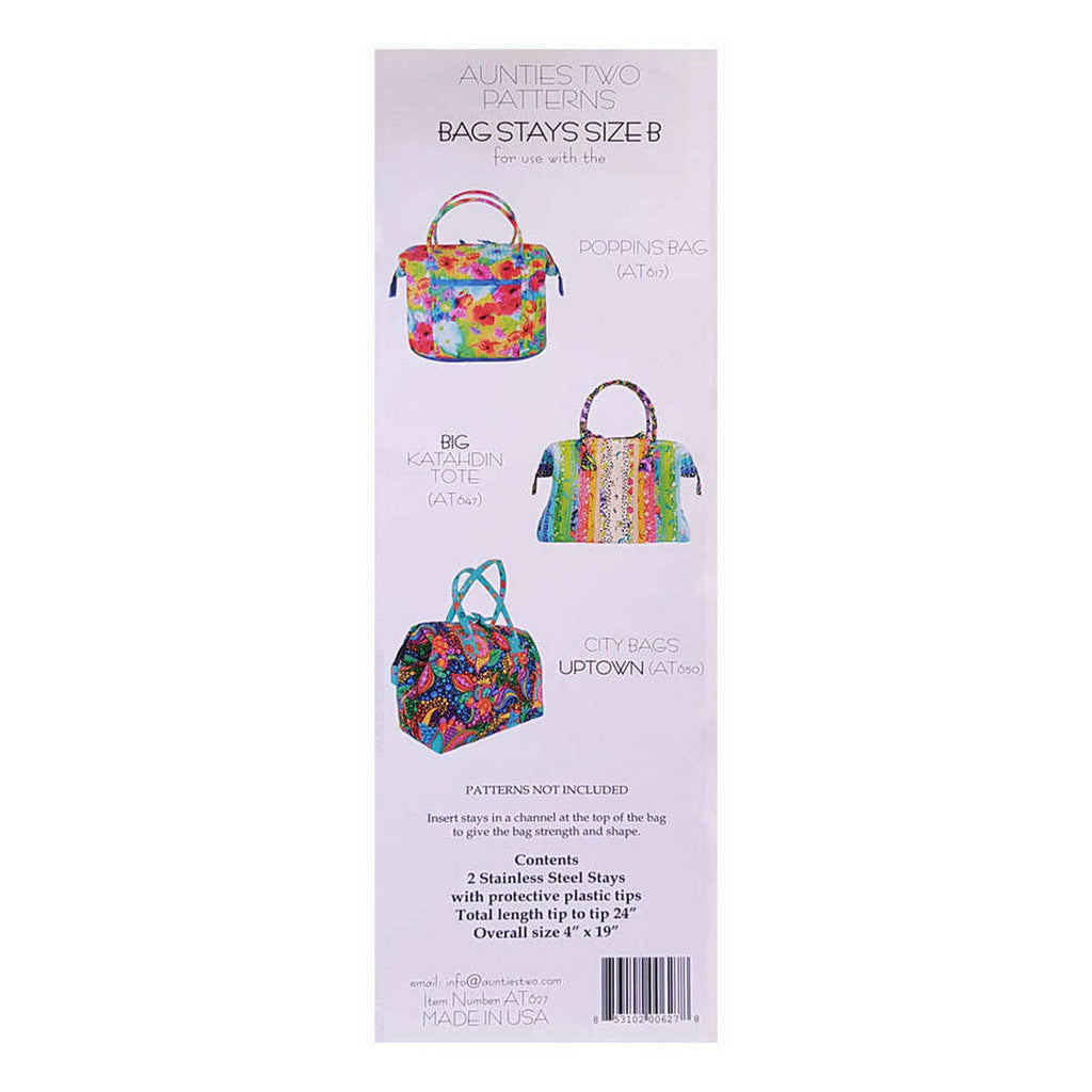 Bag Stays Size B – The Quilted Cow