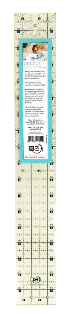 Non-Slip Ruler 3in x 18in – The Quilted Cow